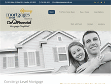 Tablet Screenshot of mortgagesbyscott.com